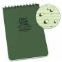 Rite in the Rain 946 Pocket Sized Notebook, Universal Pattern Sheet, 4 x 6 in Sheet, 50-Sheet, Green