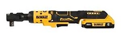 DEWALT Atomic Compact Series DCF512D1 Ratchet Kit, Battery Included, 20 V, 2 Ah, 1/2 in Drive, Squar