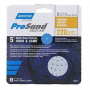 Norton 03227 Sanding Disc, 5 in Dia, 11/16 in Arbor, Coated, P220 Grit, Very Fine, Spiral, Alumina C