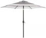 Seasonal Trends 59793 Tilt/Crank Market Umbrella, 94.4 in H, 106.2 in W Canopy, 106.2 in L Canopy, H