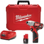 Milwaukee M12 12-volt Hex Impact Driver Kit With 1/4 Inch Chuck, Includes Two Batteries And Charger