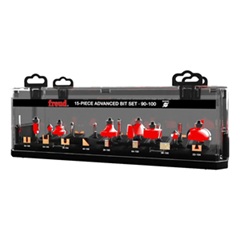 Freud 90-100 15-Piece Advanced Bit Set with 1/4 Inch Shank