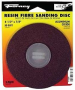 Resin Fibre Sanding Disc, Aluminum Oxide, 4-1/2 in x 7/8 in Arbor, 50 Grit