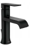 Moen Genta Series 84760BL Bathroom Faucet, 1.2 gpm, 1-Handle, Metal, Matte Black, 4 in Faucet Center