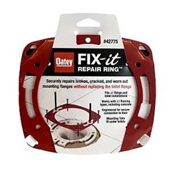 Oatey 42775 Fix-It Flange Repair Ring, Steel, Red, Painted