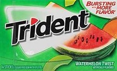 Trident MOZ01112 Gum, Watermelon Twist, 1.1 oz