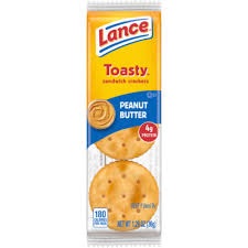 Lance Toasty Peanut Butter Cracker Sandwiches - 6pc