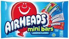 Airheads Chewy Candy Bars, Assorted Flavors Regular Size