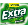 EXTRA Mint Sugar Free Chewing Gum - 15ct