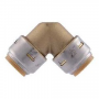 SharkBite Max UR256A Pipe Elbow, 3/4 in Push-to-Connect, 90 deg Angle, DZR Brass, 250 psi Pressure
