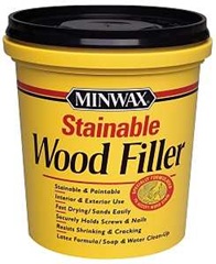 Minwax 42853000 Wood Filler, Solid, Natural, 16 oz