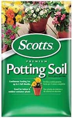 Scotts 70751750 Premium Potting Soil, Solid, 1 cu-ft Bag
