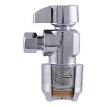 SharkBite Max UR23336 Ball Valve, 1/2 x 1/4 in Connection, Push-to-Connect x Compression, 125 psi Pr