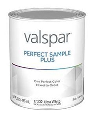 Valspar 028.0017002.004 All Purpose Paint, Ultra White, 16 oz