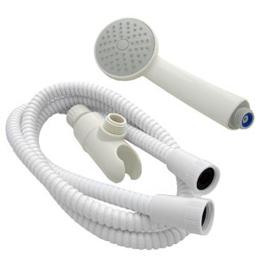 Serenity Single Function Hand Held Massage Shower Head, Shower Arm Mounting