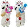 Multipet MP48706 Dog Toy, 10-1/2 in, Birthday Lamb Chop with Birthday Hat Dog Toy , Happy Birthday, 