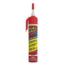 Flex Seal Flex Caulk Silicone, US600WHT200, White, 24 hr Curing, 0 to 150 deg F, 6.5 oz Aerosol Can