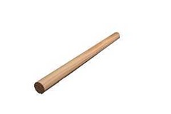ALEXANDRIA Moulding 00233-VB096C1 Dowel, 1.31 in Dia, 96 in L, Wood, Natural