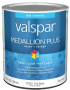Valspar Medallion Plus 2100 028.0021003.005 Latex Paint, Acrylic Base, Flat Sheen, Tint Base, 1 qt, 