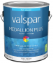 Valspar Medallion Plus 2100 028.0021003.007 Latex Paint, Acrylic Base, Flat Sheen, Tint Base, 1 gal,
