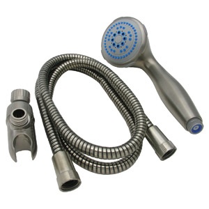 Serenity Five Function Hand Held Massage Shower Head, Shower Arm Mounting