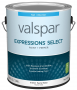 Valspar Expressions Select 4100 028.0041002.007 Latex Paint, Acrylic Base, Flat Sheen, Pastel Base,