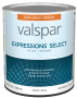 Valspar Expressions Select 4300 028.0043000.005 Latex Paint, Acrylic Base, Semi-Gloss, White Base, 1