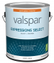 Valspar Expressions Select 4300 028.0043000.007 Latex Paint, Acrylic Base, Semi-Gloss, White Base, 1
