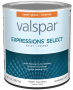 Valspar Expressions Select 4300 028.0043004.005 Latex Paint, Acrylic Base, Semi-Gloss Sheen, Clear B