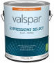 Valspar Expressions Select 4300 028.0043004.007 Latex Paint, Acrylic Base, Semi-Gloss Sheen, Clear B
