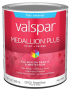 Valspar Medallion Plus 2500 028.0025002.005 Latex Paint, Acrylic Base, Flat Sheen, Pastel Base, 1 qt