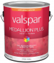 Valspar Medallion Plus 2600 028.0027000.007 Latex Paint, Acrylic Base, Semi-Gloss Sheen, White Base,