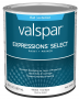 Valspar Expressions Select 4400 028.0044003.005 Latex Paint, Acrylic Base, Flat, Tint Base, 1 qt, Pl