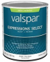 Valspar Expressions Select 4500 028.0045004.005 Latex Paint, Acrylic Base, Satin Sheen, Clear Base, 