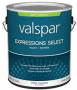 Valspar Expressions Select 4500 028.0045004.007 Latex Paint, Acrylic Base, Satin Sheen, Clear Base, 