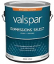 Valspar Expressions Select 4600 028.0046000.007 Latex Paint, Acrylic Base, Semi-Gloss Sheen, White B