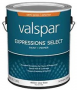 Valspar Expressions Select 4600 028.0046004.007 Latex Paint, Acrylic Base, Semi-Gloss Sheen, Clear B