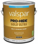 Valspar Pro-Hide Gold Ultra 6100 028.0061000.007 Latex Paint, Acrylic Base, Flat Sheen, Super One Co