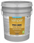 Valspar Pro-Hide Gold Ultra 6100 028.0061004.008 Latex Paint, Acrylic Base, Flat, Clear Base, 5 gal
