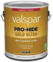 Valspar Pro-Hide Gold Ultra 6200 Series 028.0062000.007 Interior Paint, Acrylic, Super One Coat Whit