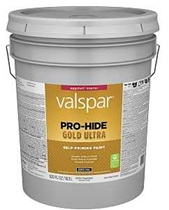 Valspar Pro-Hide Gold Ultra 6200 028.0062002.008 Latex Paint, Acrylic Base, Eggshell Sheen, Pastel B