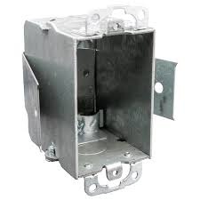 Southwire G601-SROWR-UPC Switch Box, 1-Gang, Steel, Silver
