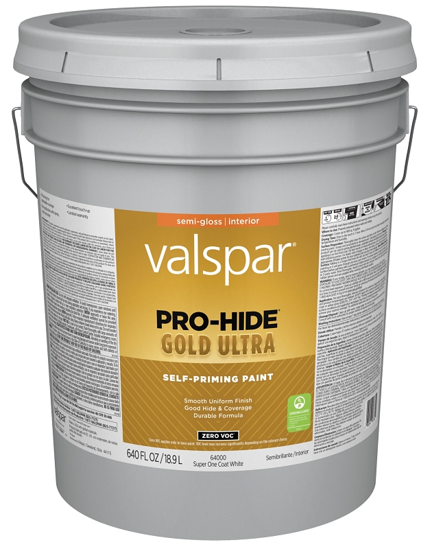 Valspar Pro-Hide Gold Ultra 6400 Series 028.0064000.008 Interior Paint, Acrylic, Latex, Super One Co
