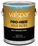 Valspar Pro-Hide Gold Ultra 6500 028.0065000.007 Latex Paint, Acrylic Base, Flat Sheen, Super One Co
