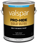 Valspar Pro-Hide Gold Ultra 6500 028.0065002.007 Latex Paint, Acrylic Base, Flat Sheen, Pastel Base,