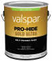 Valspar Pro-Hide Gold Ultra 6600 028.0066003.007 Latex Paint, Acrylic Base, Satin Sheen, Clear Base,
