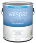 Valspar Skylight 5029 028.0015029.007 Ceiling Paint, Flat, White, 1 gal, Metal Pail, Latex Base