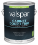 Valspar 8100 028.0081001.007 Cabinet, Door and Trim Paint Enamel, Water Base, Satin Sheen, Pastel Ba