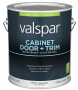 Valspar 8100 028.0081003.007 Cabinet, Door and Trim Paint Enamel, Water Base, Satin Sheen, Deep Base
