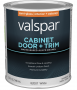 Valspar 8200 028.0082007.005 Cabinet, Door and Trim Paint Enamel, Water Base, Semi-Gloss Sheen, Whit